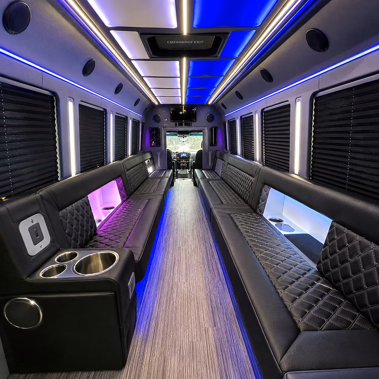 el paso party bus rentals inside